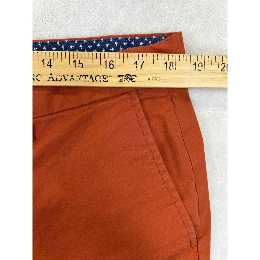 Banana Republic Pants Mens 36x32 Rust Burnt Orange‎ Aiden Chino Slim Fit